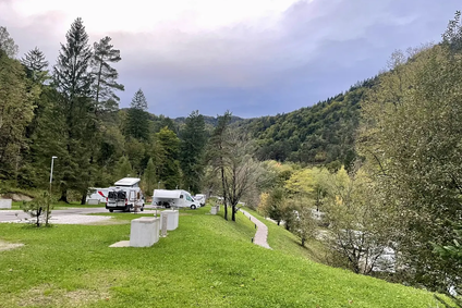 Camping Bled, Slovinsko, barvy podzimu ve známém slovinském kempu 2024 FOTO Tomáš Málek